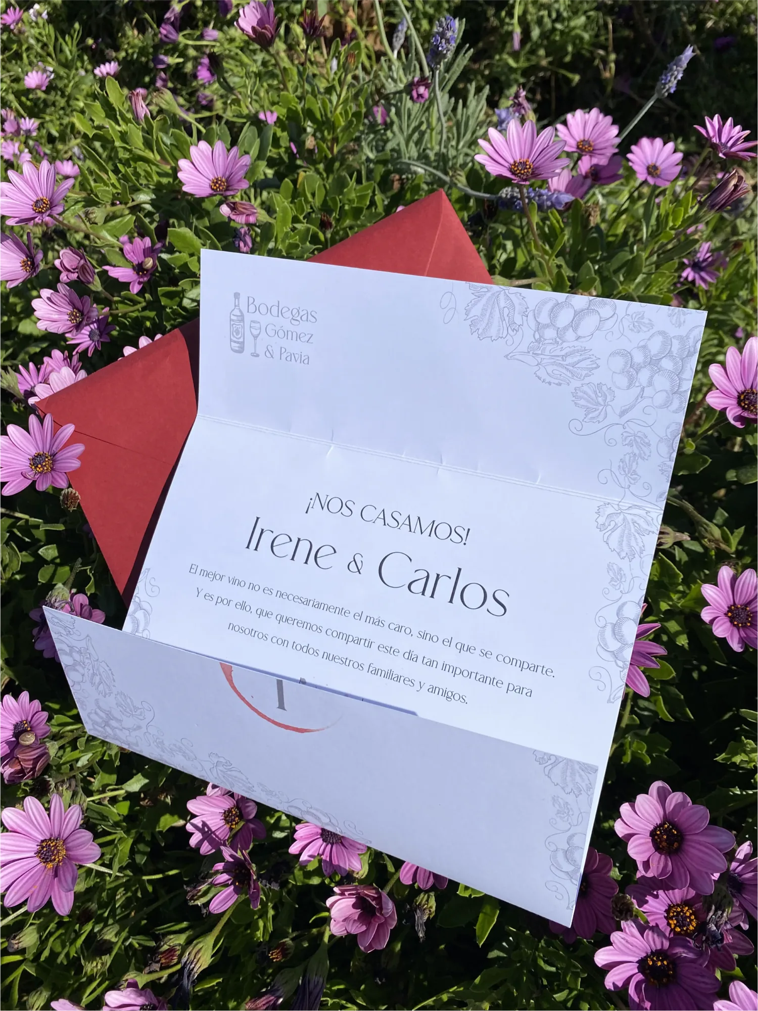 Invitación Irene y Carlos